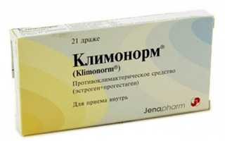 Инструкция по применению таблеток Климонорм