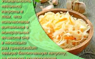 О квашеной капусте и её необыкновенных свойствах